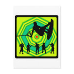 Wakeboard Green Scenes postcards
