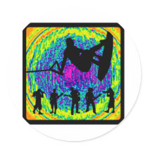Wakeboard Imaine YOU Round Sticker