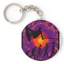 Wakeboard Liquid Progress Keychain