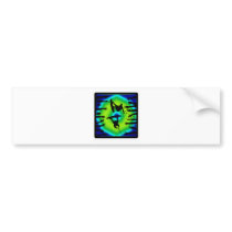 Wakeboard Mashed Mixes Bumper Stickers