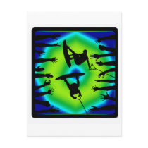 Wakeboard Mashed Mixes Postcard