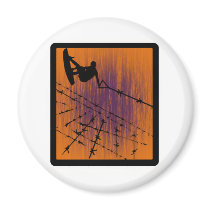 Wakeboard No Deception Refrigerator Magnets