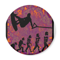 Wakeboard Progress Home Magnets