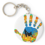 Wakeboard Say Hello Keychain