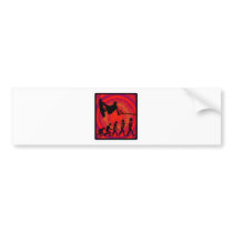 Wakeboard Solving Evolution Bumper Sticker