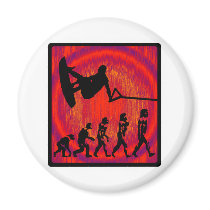 Wakeboard Solving Evolution Refrigerator Magnets