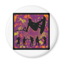 Wakeboard Soul Gain Fridge Magnet