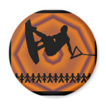 Wakeboard soul sliding magnets