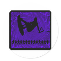 Wakeboard The Binary Sticker