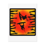 Wakeboard Think Thoughts postcards