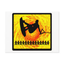 Wakeboard This Tribe Post Cards