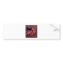 Wakeboard WANT PROGRESS Bumper Sticker