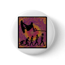 Wakeboard WANT PROGRESS Pinback Button