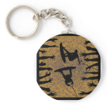 wakeboard with reaching key chain
