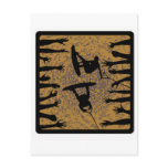 wakeboard with reaching postcards