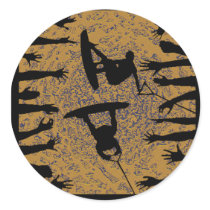 wakeboard with reaching sticker