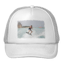 Wakeboarder Jumping Baseball Cap Mesh Hats