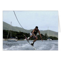 Wakeboarding Greeting Card