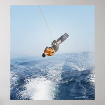 Wakeboarding Stunt Poster