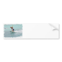 Wakeboarding Turn Bumper Sticker