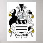 Wakefield Family Crest Poster