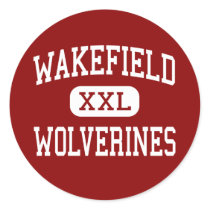Wakefield - Wolverines - High - Raleigh stickers by customteamsportswear Wakefield - Wolverines - High - Raleigh stickers