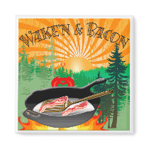 Wake'n & Bacon Magnet