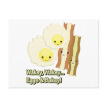 wakey wakey eggs n bakey postcards by doonidesigns wakey wakey eggs n bakey postcards