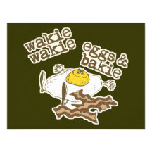 Wakie Wakie Eggs and Bakie Invitations