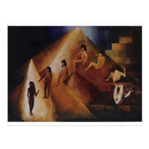 Waking Through Time Postcards