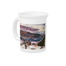 Walchensee by Lovis Corinth Beverage Pitcher