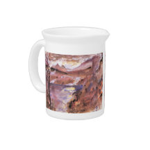 Walchensee by Lovis Corinth Drink Pitcher
