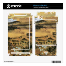 Walchensee by Lovis Corinth Skin For Motorola Droid X