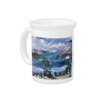 Walchensee with larch by Lovis Corinth Pitchers