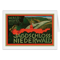 Wald-Hotel Jagdscholss-Niederwald Greeting Cards
