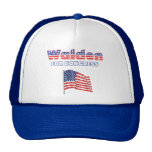 Walden for Congress Patriotic American Flag Hats
