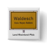 Waldesch Ortsschild City Limits Sign buttons