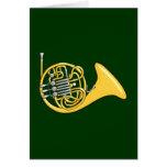 Waldhorn french horn greeting cards
