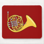 Waldhorn french horn mouse pad