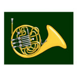 Waldhorn french horn post cards