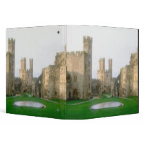 Wales, Caernarfon castle, one of Edward's 2 Binder