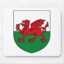 Wales Coat of Arms Mousepad