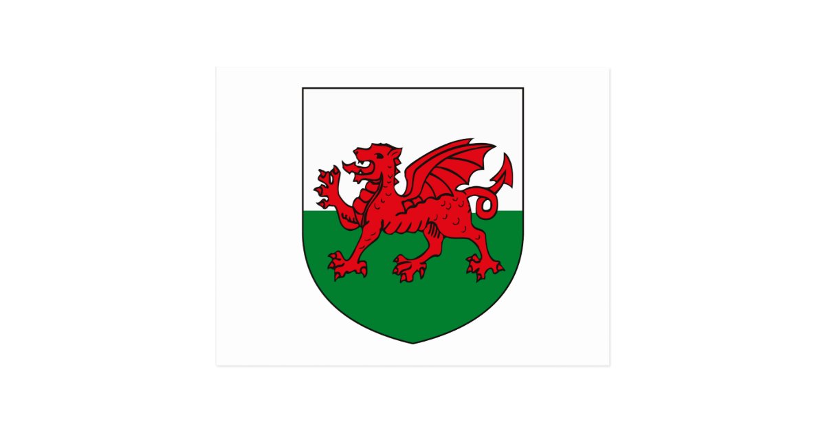 Wales Coat of Arms Postcard | Zazzle