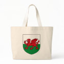 Wales Coat of Arms Tote Bag