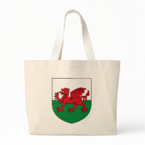 Wales Coat of Arms Tote Bag by FlagTshirts Wales Coat of Arms Tote Bag