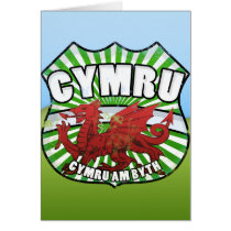Wales - Cymru - Cymru am byth cards