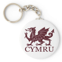 Wales CYMRU Key Chains