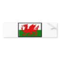 Wales Flag bumper stickers by jacinto888 Wales Flag bumper stickers