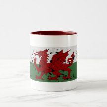 Wales Flag Coffee Mugs