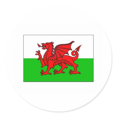 Wales FLAG International Round Sticker by flagshirt